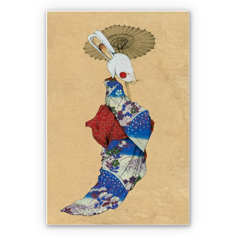 Tableau Forex - Loske - Lapin geisha 01