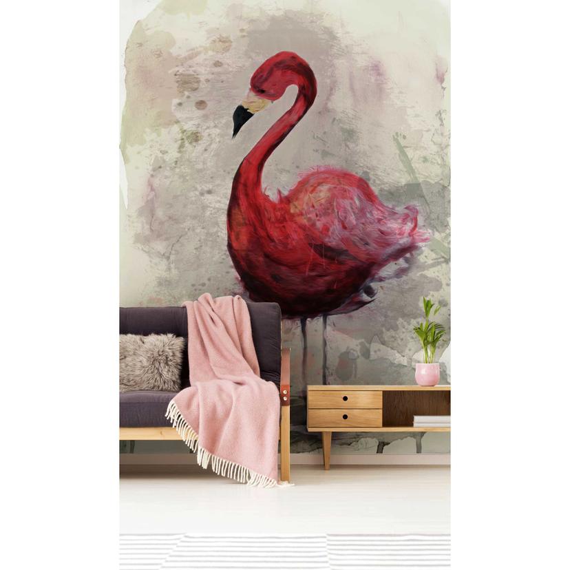 Livingwalls Fotomurale ARTist - Flamingo