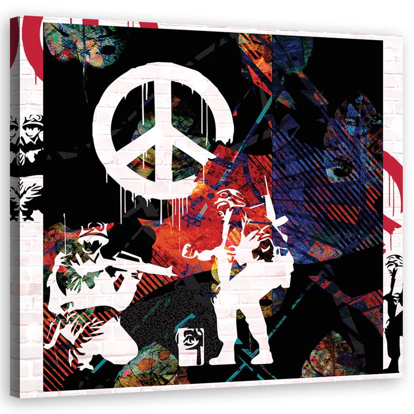 Canvasbillede, Banksy CND-soldat