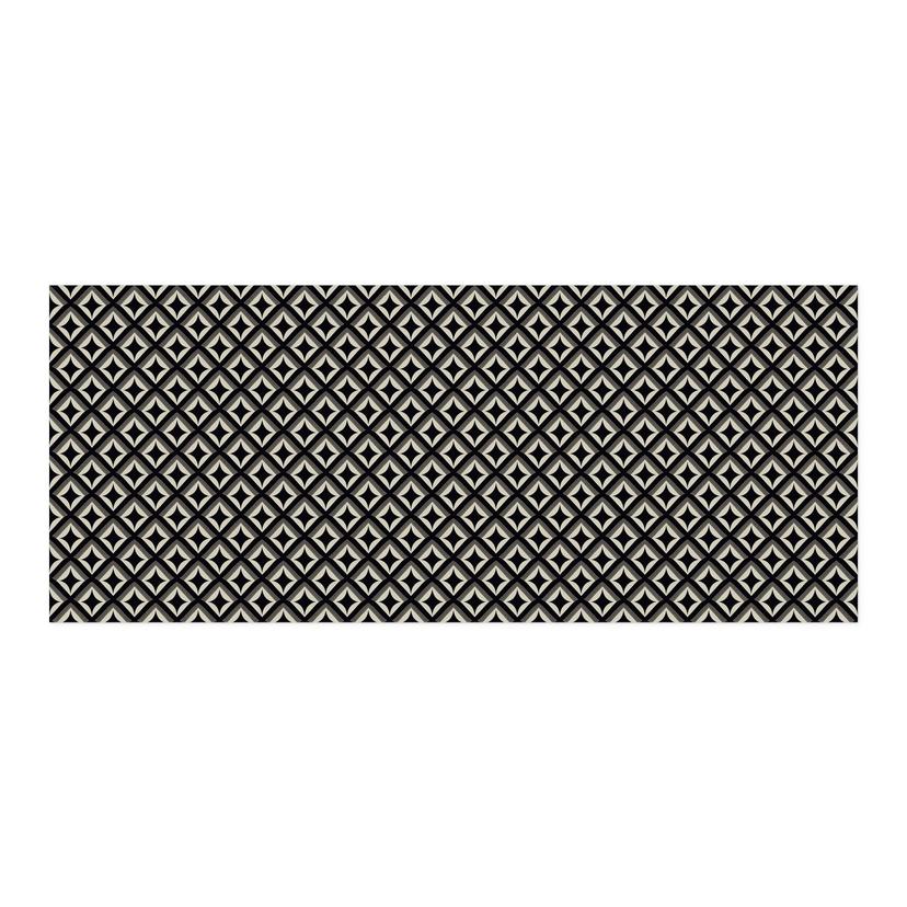 Ornamenti autoadesivi per il rivestimento cucina nero-beige - Treechild