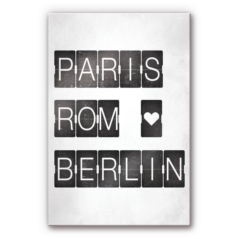 Akrylbillede Paris-Rom-Berlin
