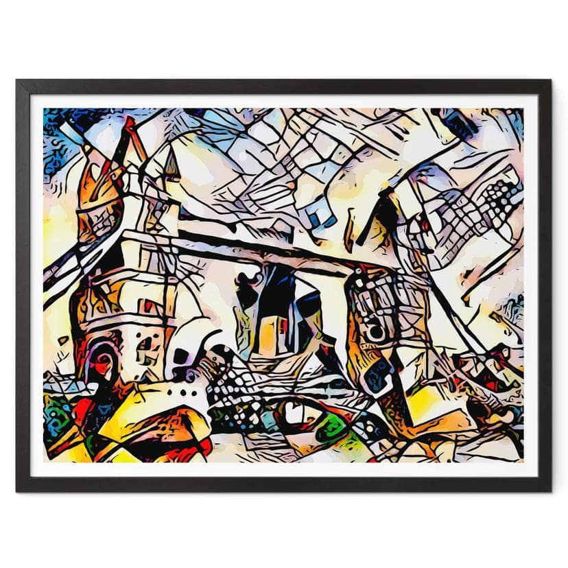 Poster Zamart - La rencontre de Kandinsky et de Londres