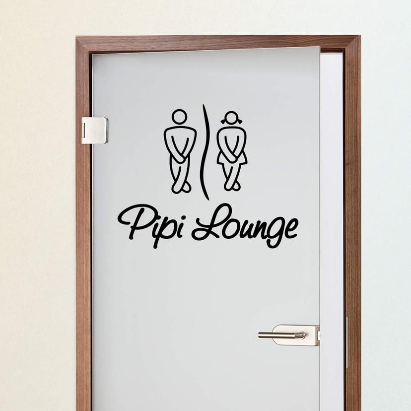 Stiker mural - Pipi Lounge 1