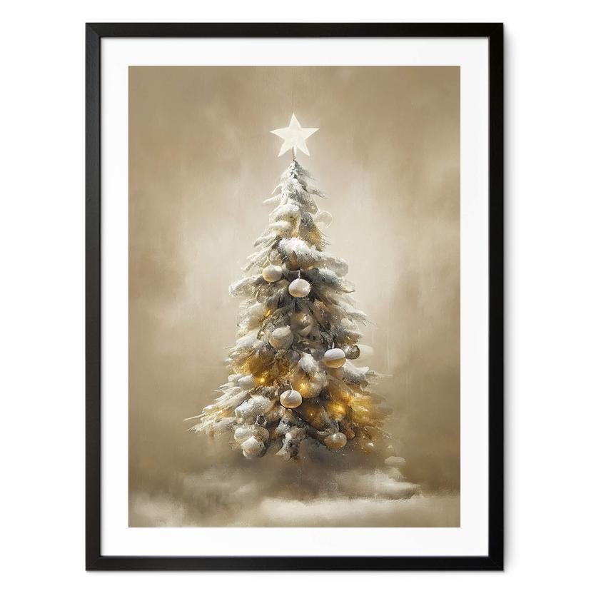 Plakat Treechild - Golden Christmas Tree
