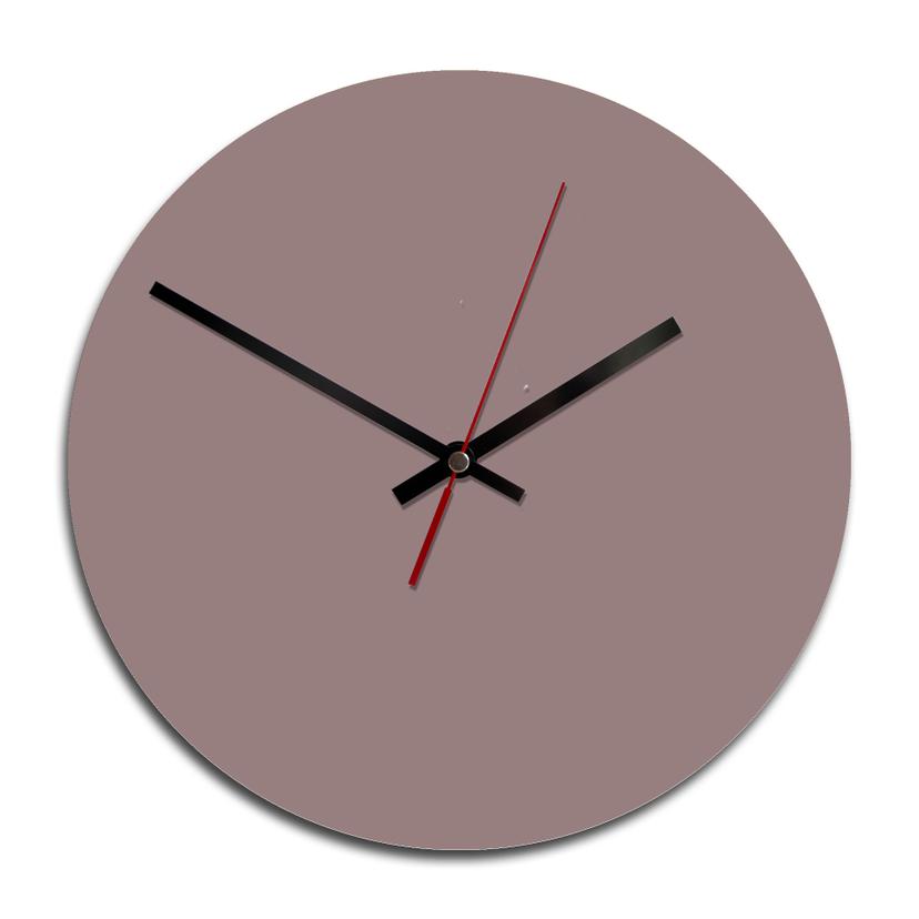 Horloge murale en bois - Lykke mauve