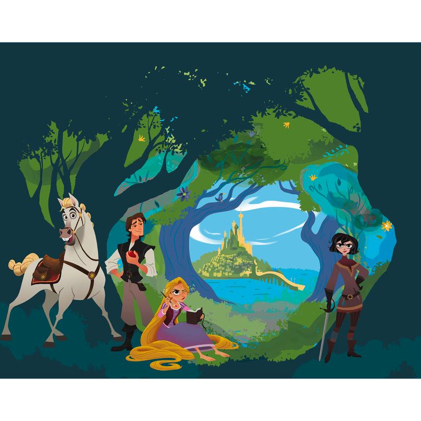 Tapet af stof - Tangled - 350 x 280 cm