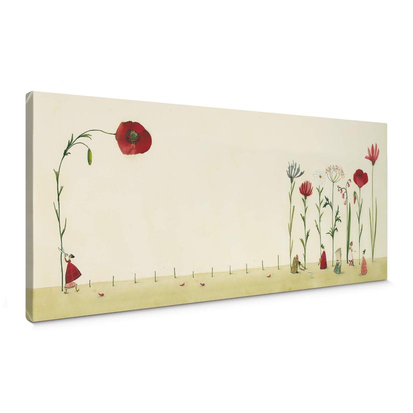Lienzo Leffler - Semillas de flores - Panorama