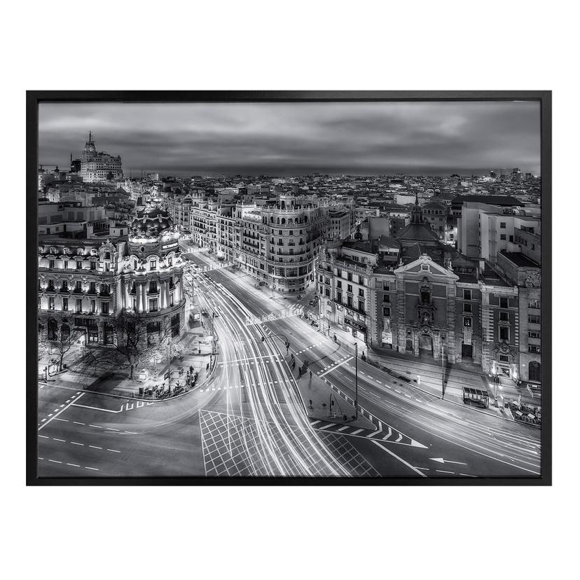 Póster Javier - Madrid de noche