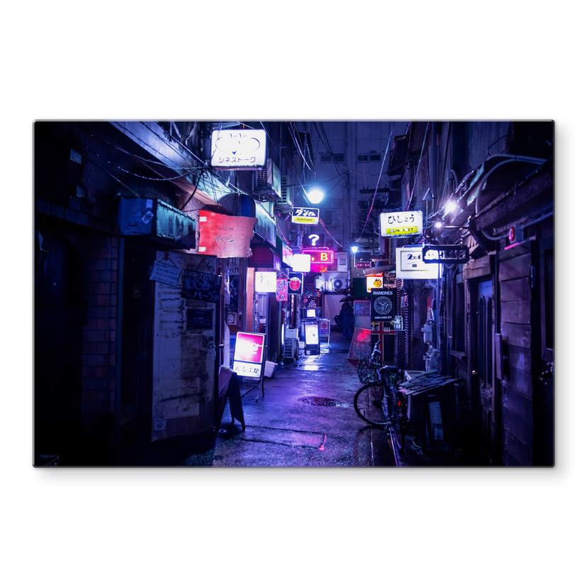 Stampa su vetro Hugonnard - Notturno giapponese
