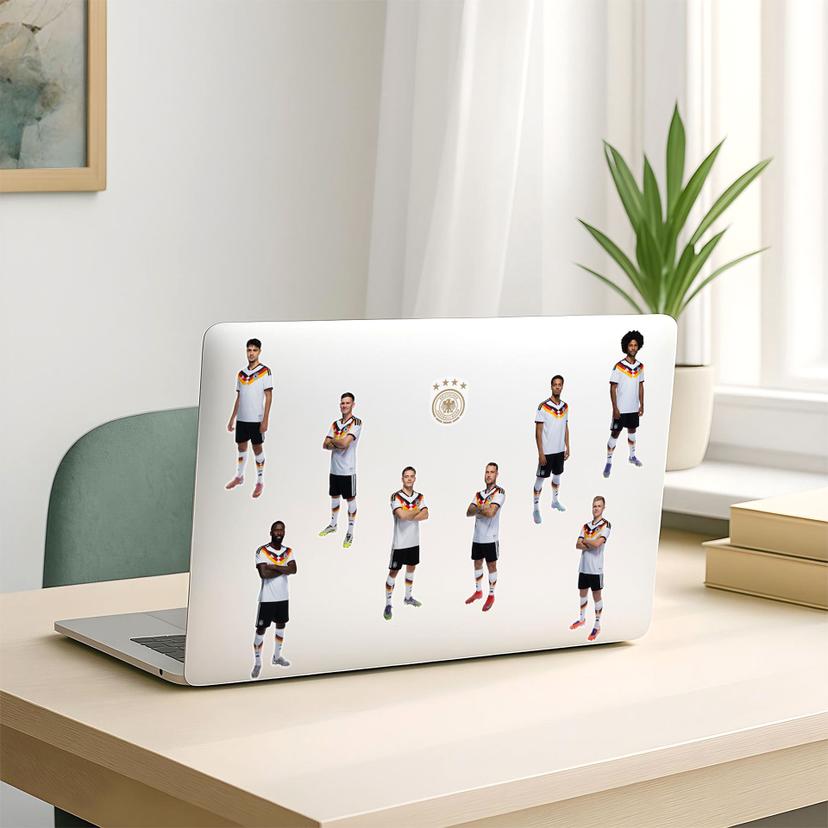 DFB Sticker Spieler WM 2026, Wandtattoo Bogen 02