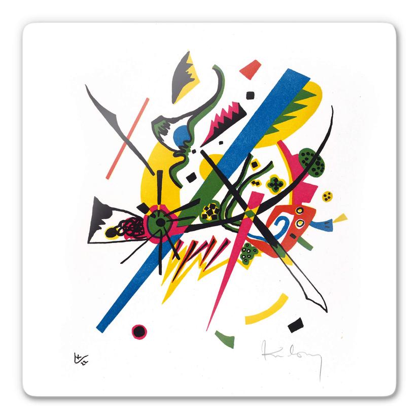 Glasschilderij Kandinsky – Kleine Wereld 1