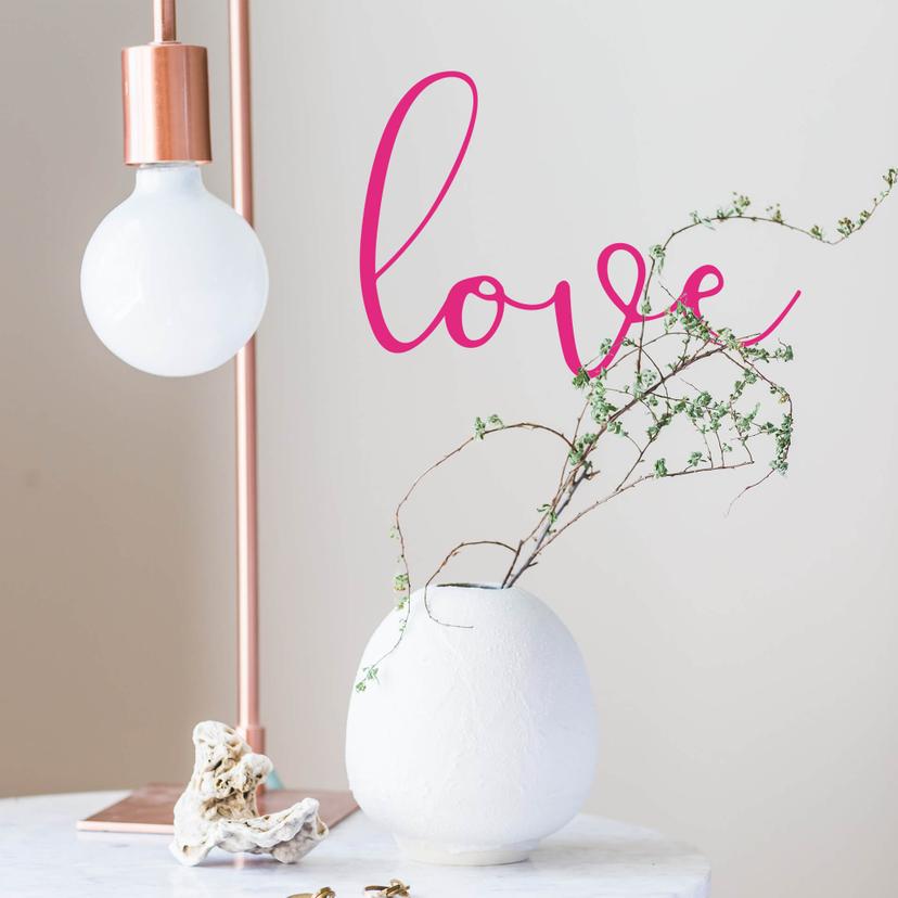 Sticker Mural – Love manuscrit