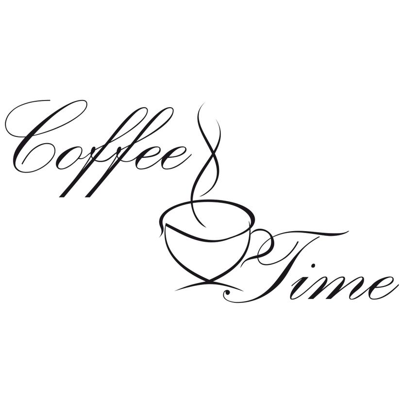 Adesivo murale - Coffee Time 2