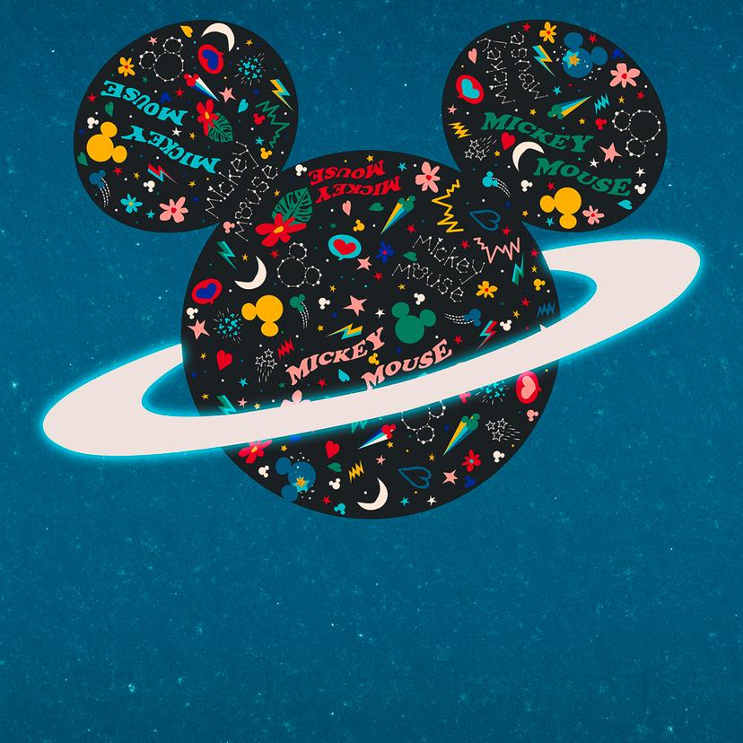 Tapet - Planet Mickey - 200 x 280 cm