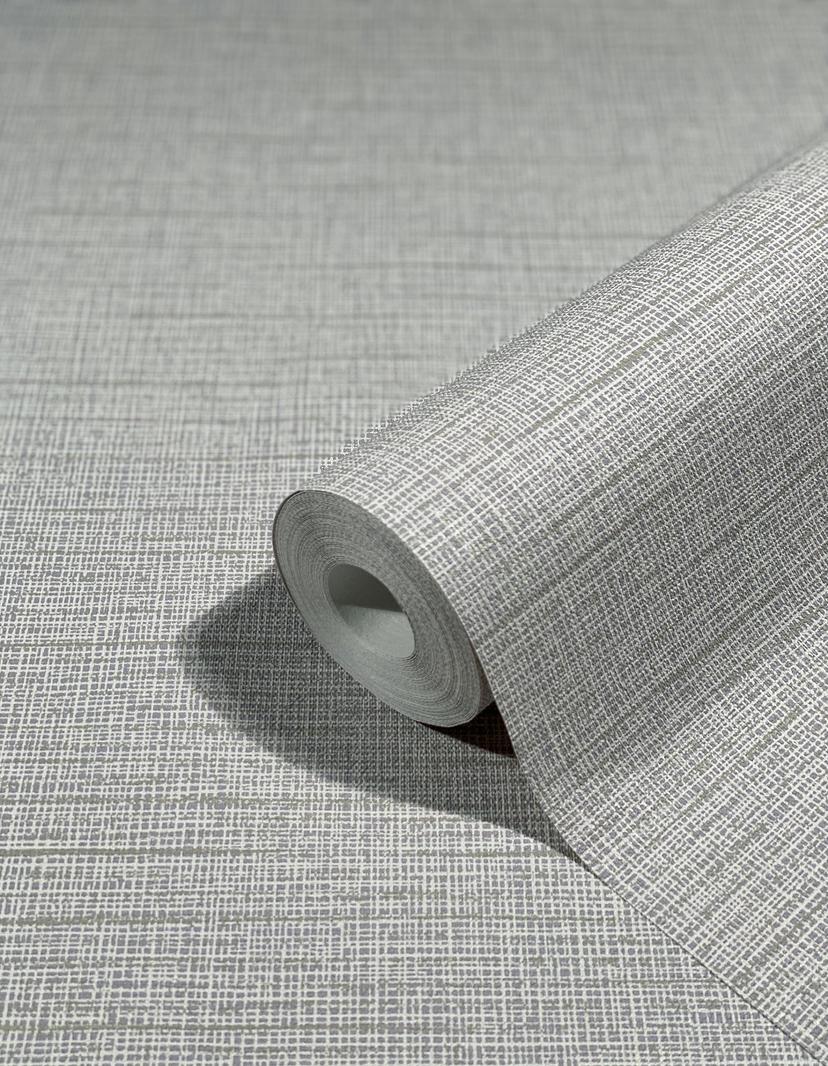 Almindeligt tapet, non-woven vægbeklædning Novamur Yvi beige, lilla