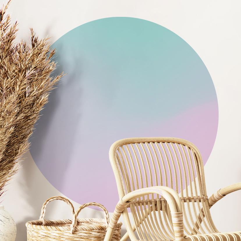 Wall Sticker Ombre - drøm om candyfloss