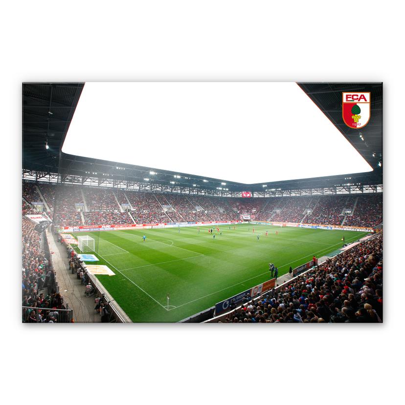 Akrylbillede FC Augsburg stadion set indefra