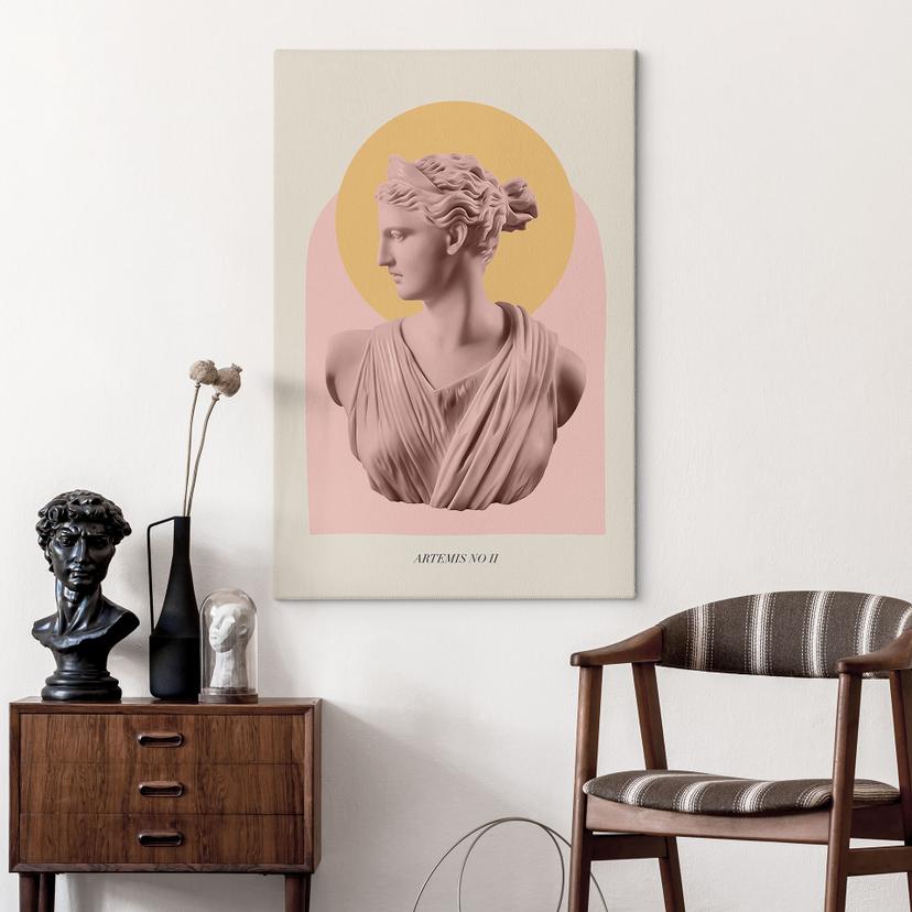 Stampa su tela Statua della dea Artemide - Grace Digital Art