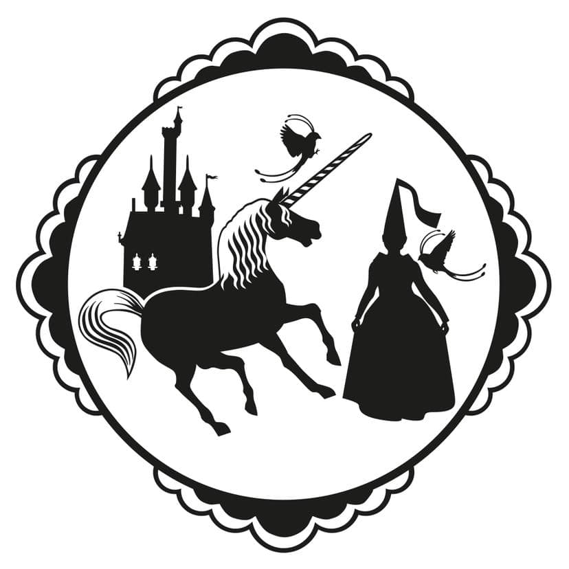 Sticker mural - Le monde fantastique- Licorne