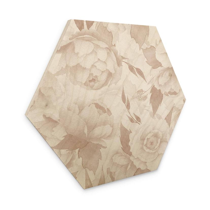 Esagono in legno UN Designs - Vintage