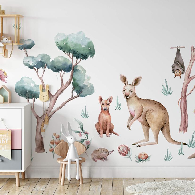 Adesivo murale Kvilis - Flora (Set. 15 pz.)
