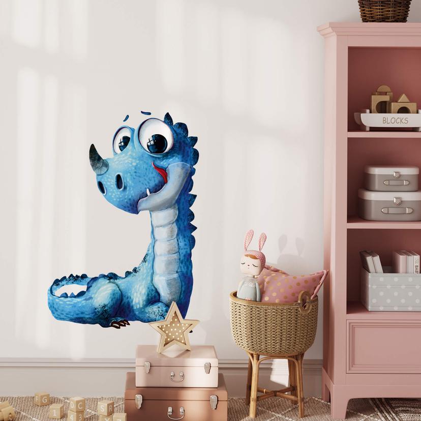 Sticker mural Les petits dragons - Dent de chien