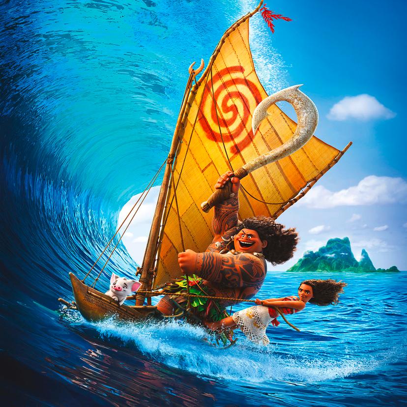 Tapet - Moana Ride the Wave - 200 x 280 cm