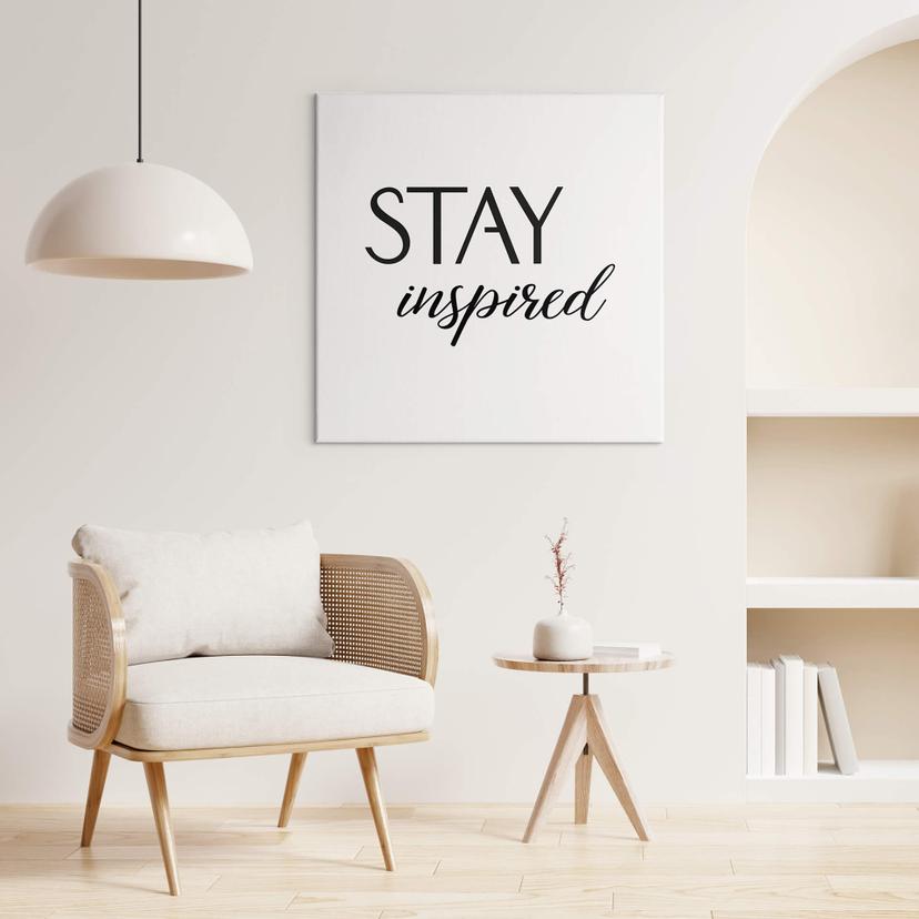 Stampa su tela Stay inspired