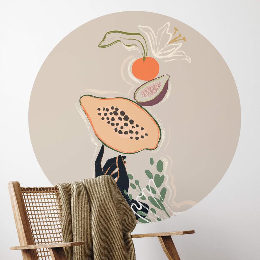 Wall Sticker Arty Guava - Papaya Balance