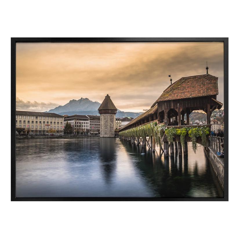Póster Huber - Casco antiguo de Lucerna