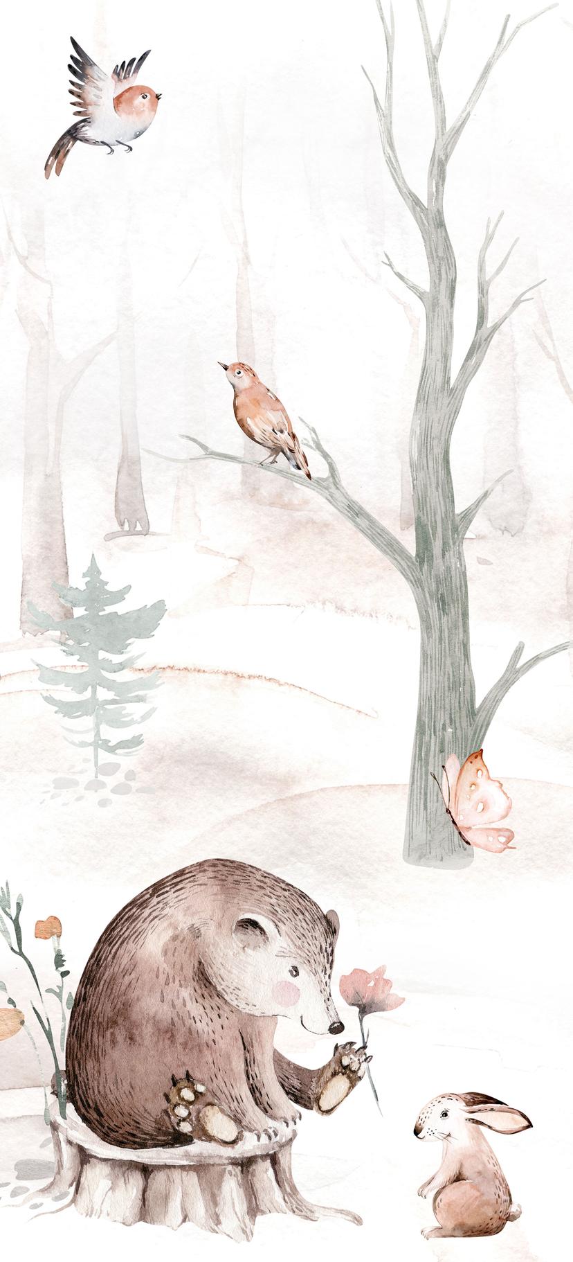 Türdesign Tierfreunde im Wald - Kvilis
