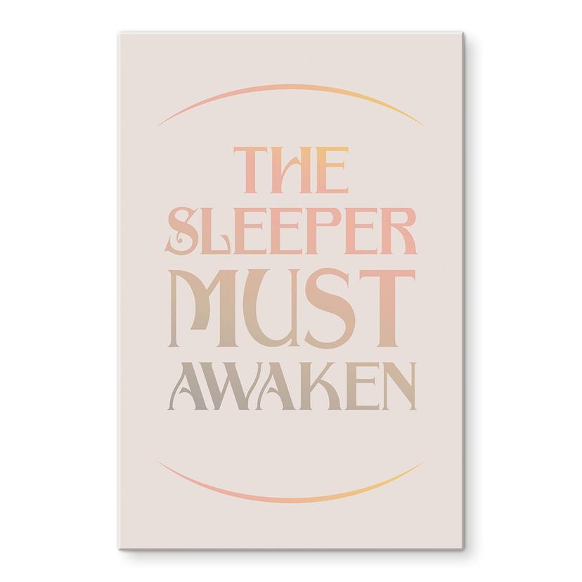 Akrylbillede Filmcitat fra Dune - The Sleeper must awaken