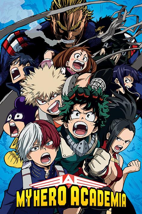 Poster, film poster My Hero Academia - Cobalt Blast Group 61x91,5 cm