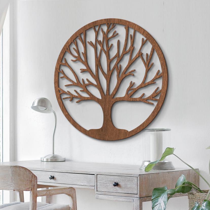Decori in legno – L’Albero della vita - mogano