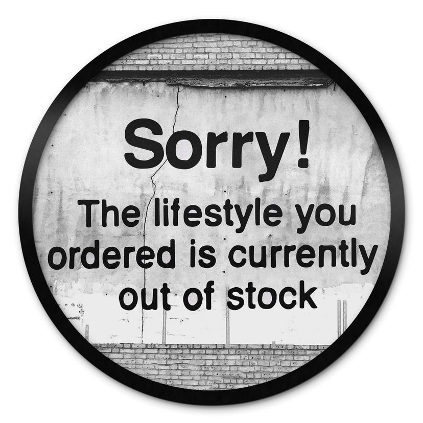 Plakat Banksy - Out of Stock