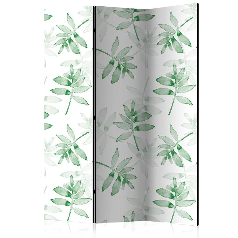 Paravent Séparation de pièce - Aquarelle Branches, 3 pièces