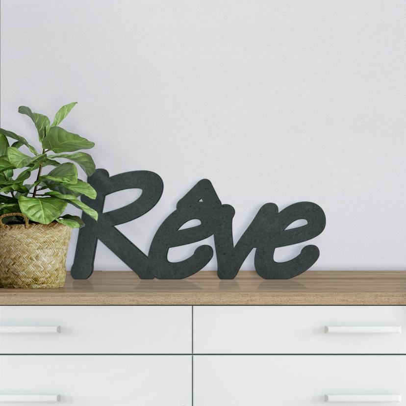 Lettres décoratives en bois MDF - Rêve