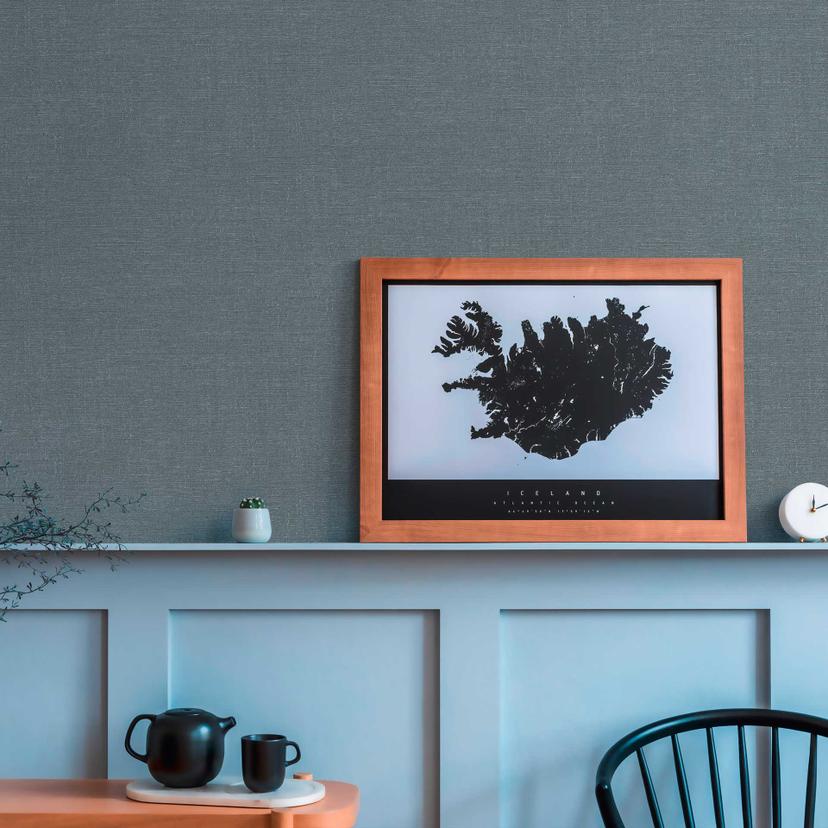 Papier peint texturé anthracite moderne - papier peint intissé à texture fine pour un intérieur moderne