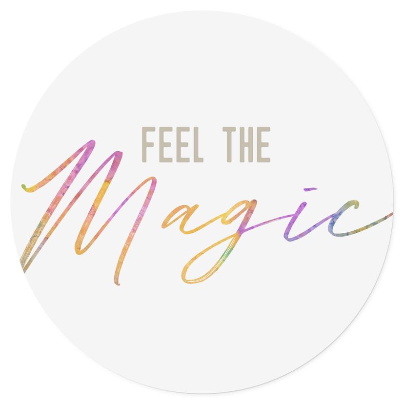 Adesivo murale Feel the magic