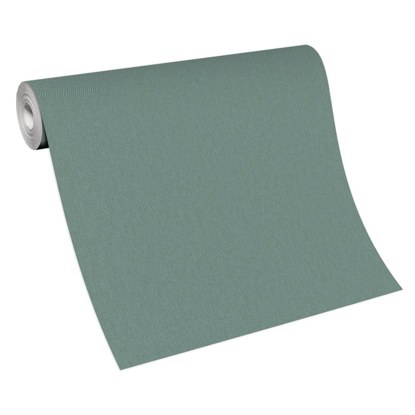 Effen Behang, Vliesbehang Erismann Martinique groen