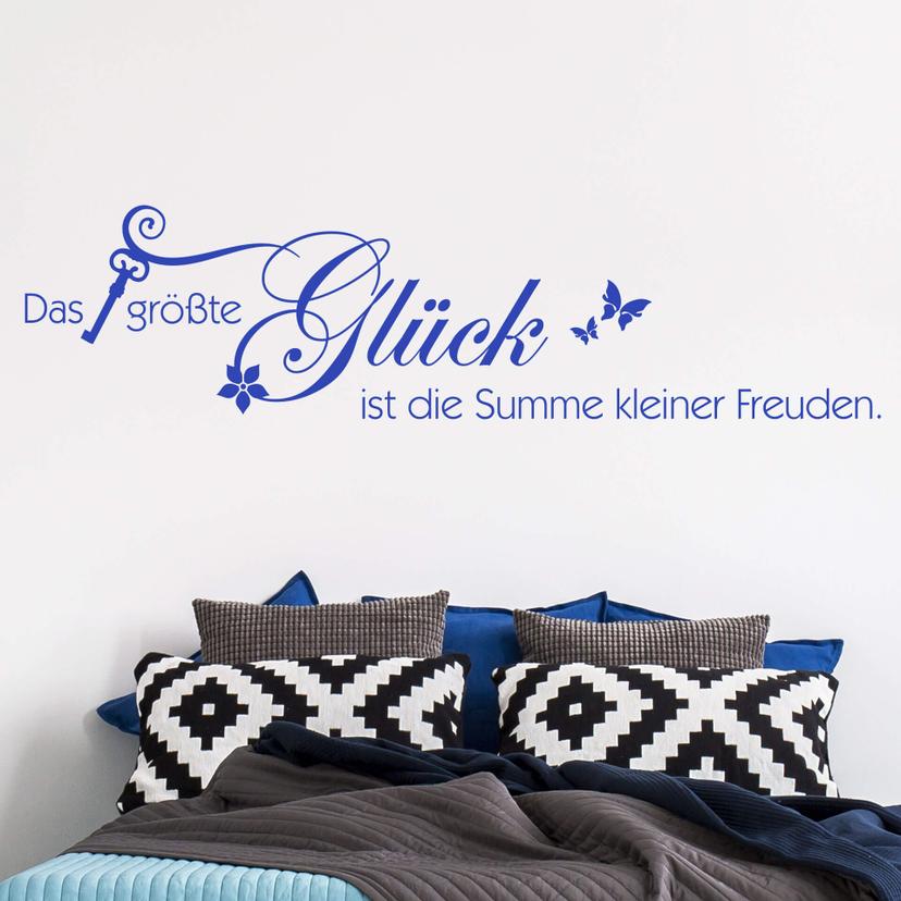 Wandtattoo Das größte Glück...
