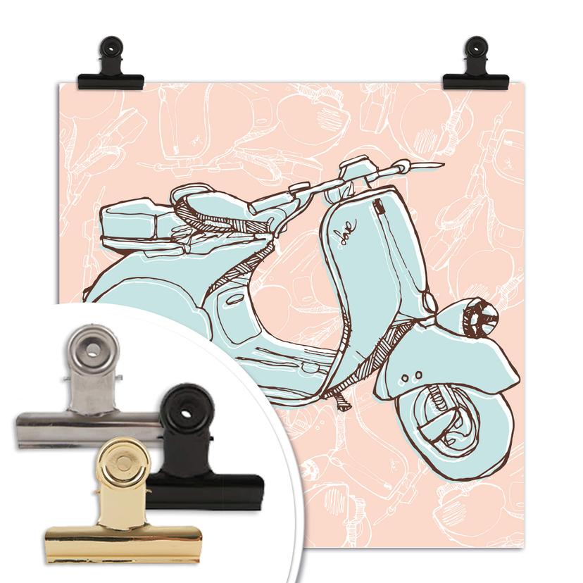 Poster - Illustrazione "Vespa"