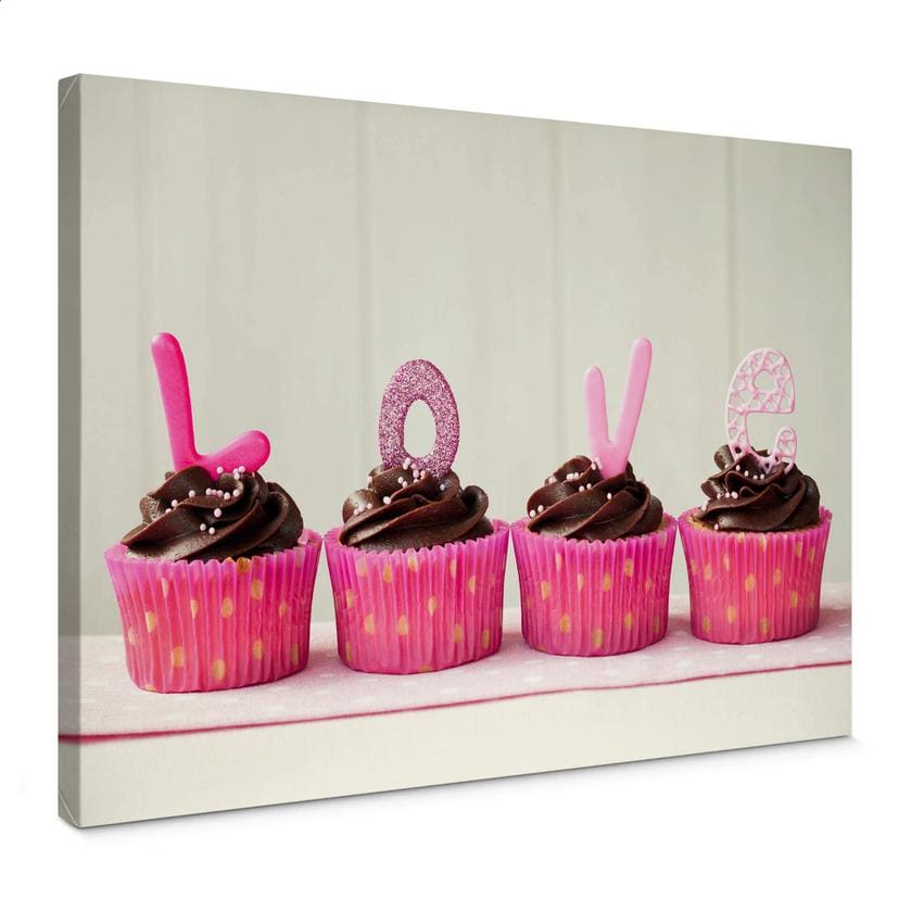 Tableau sur toile Lovely Cupcakes