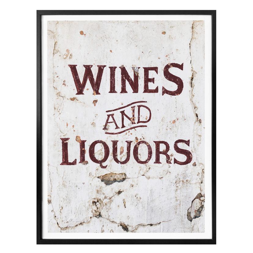 Póster Hugonnard - Vinos y licores