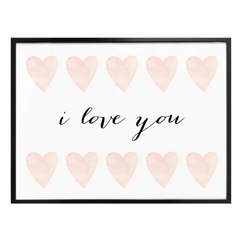 Poster Confetti & Cream – I Love You