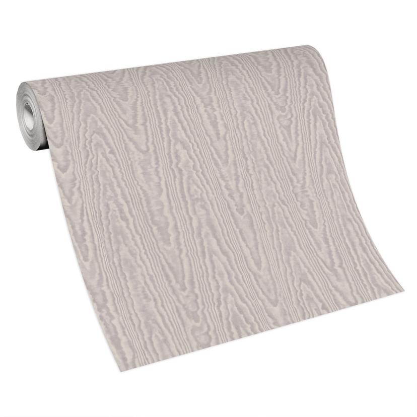 Erismann Versailles taupe, crema, carta da parati effetto luce