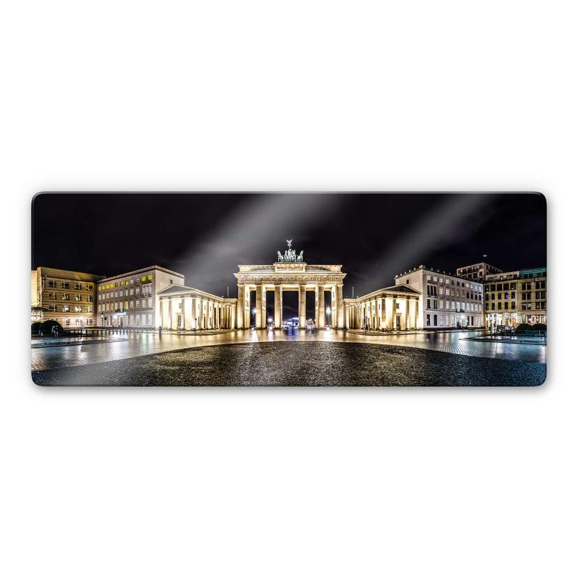Stampa su vetro La Porta di Brandeburgo - panoramica