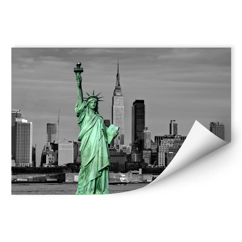 Zelfklevende Poster - Statue of Liberty