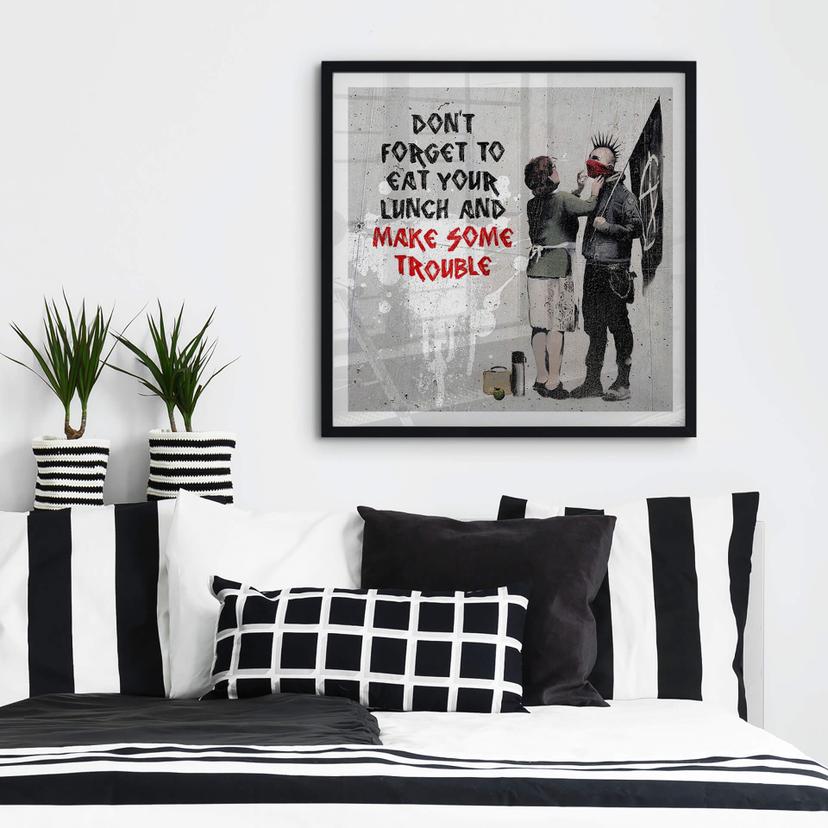 Poster Banksy - Skapa lite trubbel