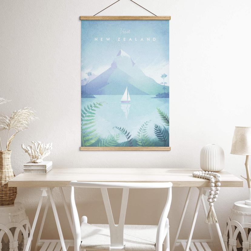 Poster tessile Rivers - Nuova Zelanda